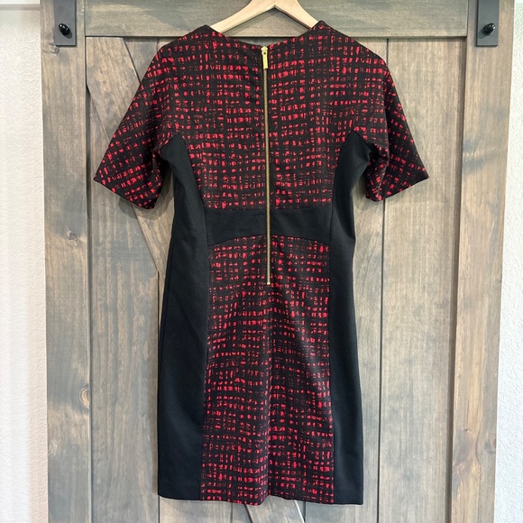 Michael Kors Black Red‎ Dress Size 6 - Picture 6 of 6